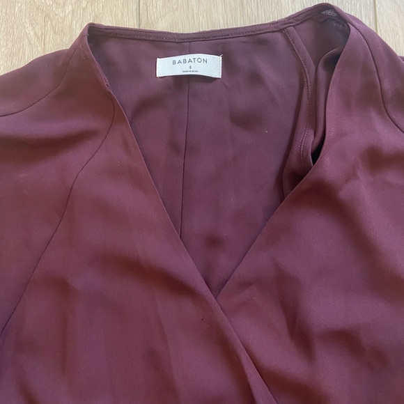Aritzia Babaton Wallace Wrap Dress - Picture 2 of 4